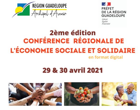 Invitation à la 2ème édition de la Conférence régionale de l’économie sociale et solidaire de Guadeloupe