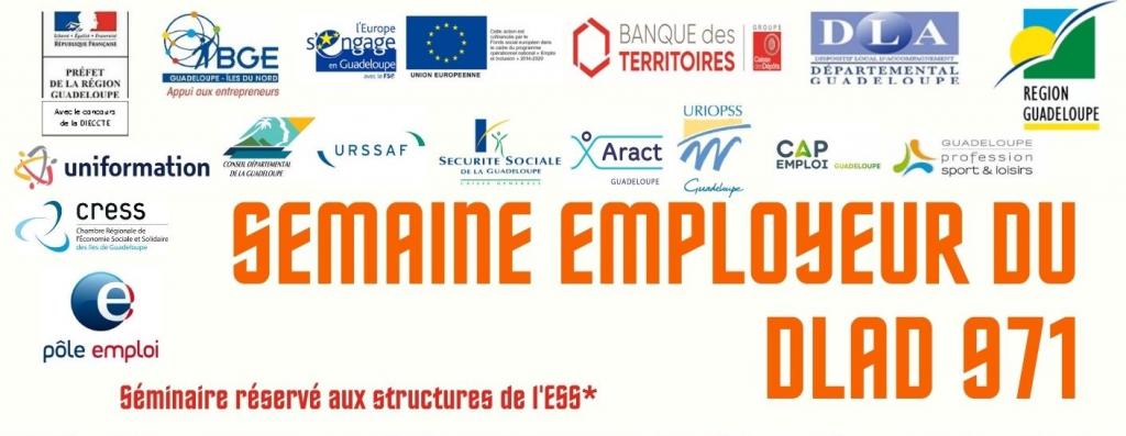 SEMAINE EMPLOYEUR DU DLAD 971 - EDITION 2020