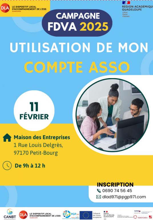 Utilisation de mon compte asso !