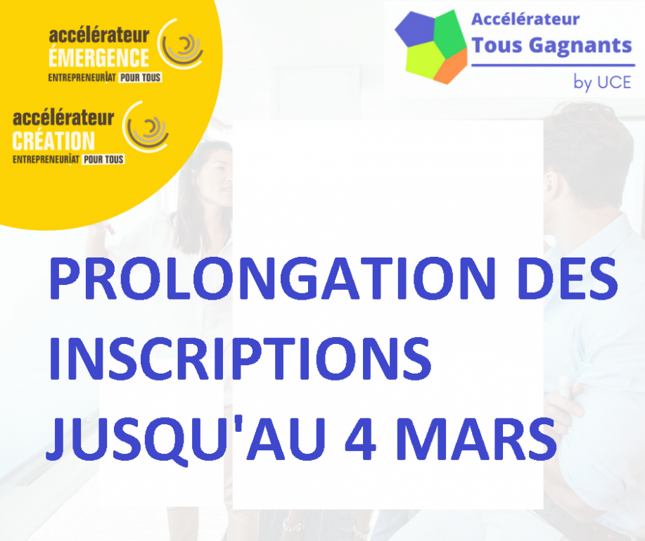 ACCELERATEUR TOUS GAGNANTS - Répondez jusqu'au 4 Mars 2022 !